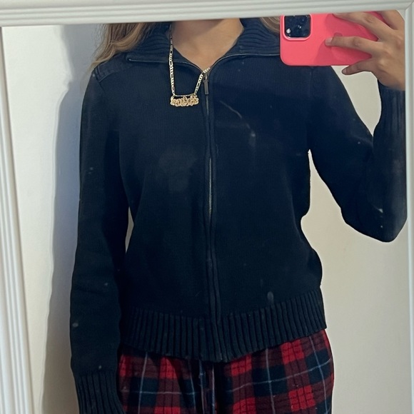 Lauren Ralph zip up sweater - Picture 2 of 3